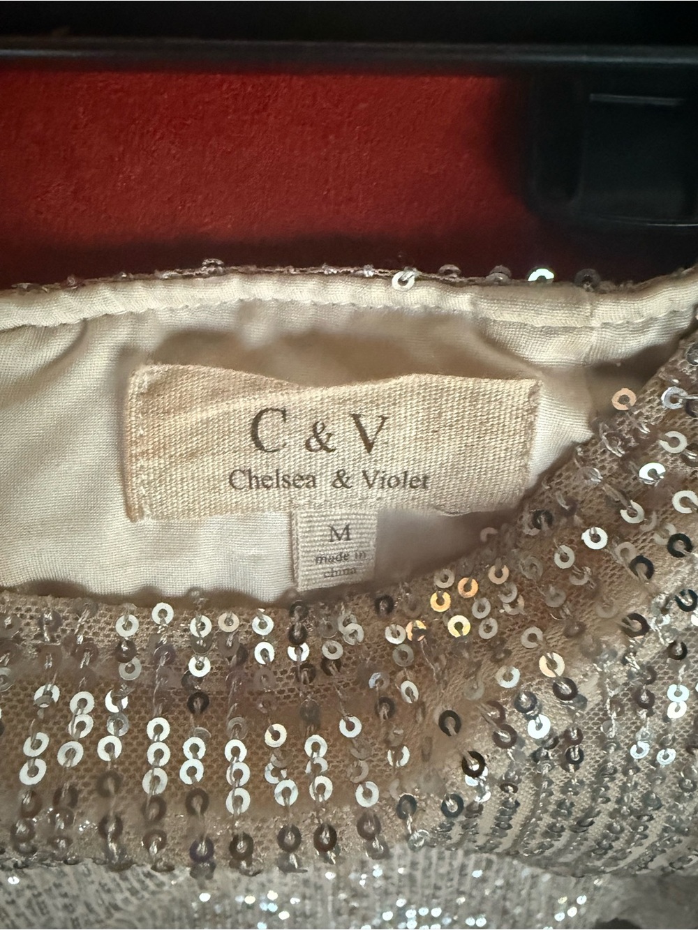 Chelsea & Violet Sequin Mini Skirt – Size M ✨ - Picture 4 of 4